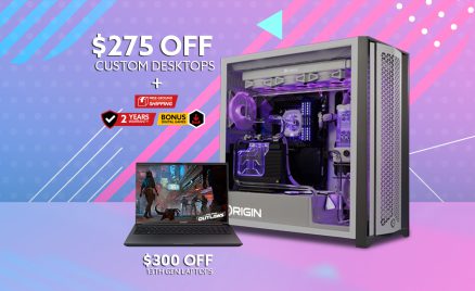 $275 off custom desktops $300 off 13th gen laptops